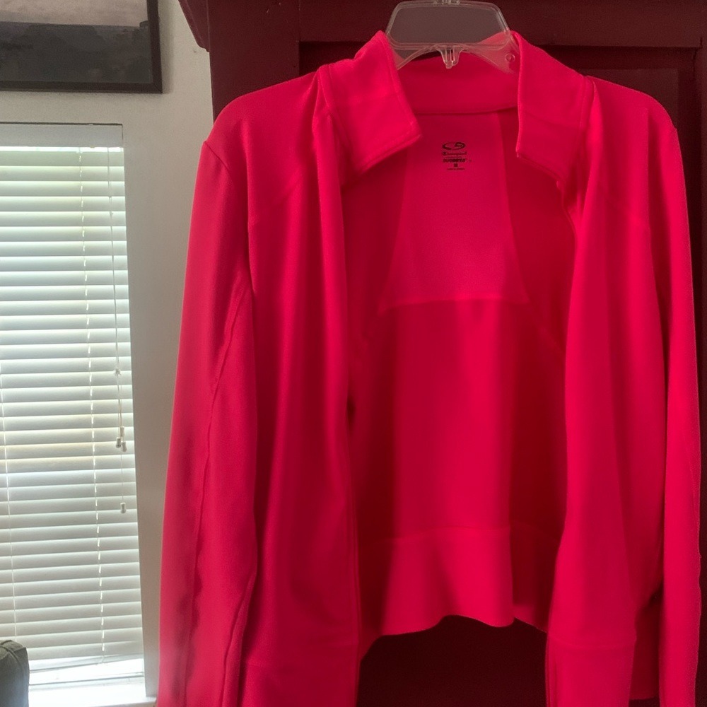 Beautiful pink athletic jacket.